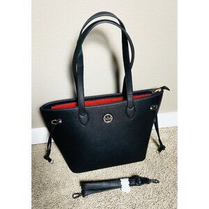 NWOT Marilyn Monroe Tote Bag Large Purse Black Adjustable Shoulder Strap PVC